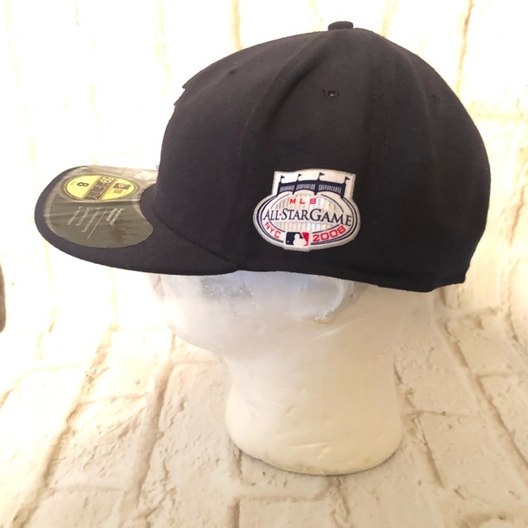 New Era Other - VTG New York Yankees 2008 All Star Game New Era Fitted Navy Hat Light Wear Sz 8